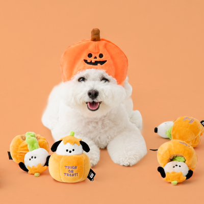 【BITE ME】ハロウィンパンプキン パピー ストレッチトイ