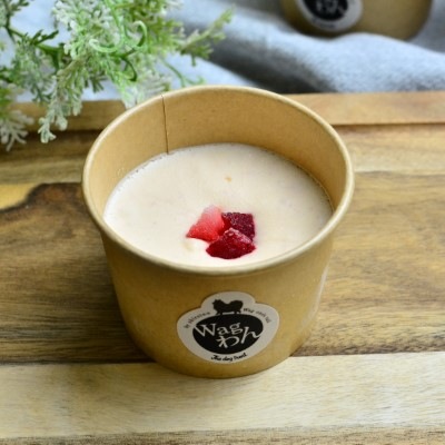 【Wagわん】自家製　なめらかアイスクリーム いちご