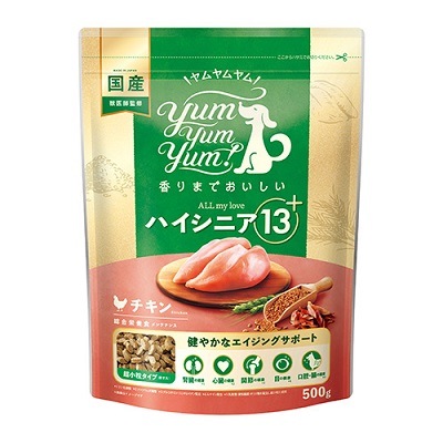 Yum Yum Yum! ハイシニア 13+ チキン ドライタイプ