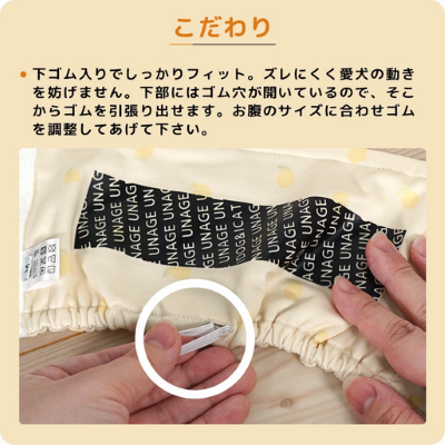 【iDog】UNAGE DANON アンエイジ ウェルネス温活ペット腹巻き