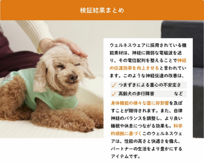 【iDog】UNAGE DANON アンエイジ ウェルネス温活ペット腹巻き