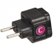 RWG-P004 海外用 電源変換プラグ エレプラグ (Cタイプ) [ROAD WARRIOR]