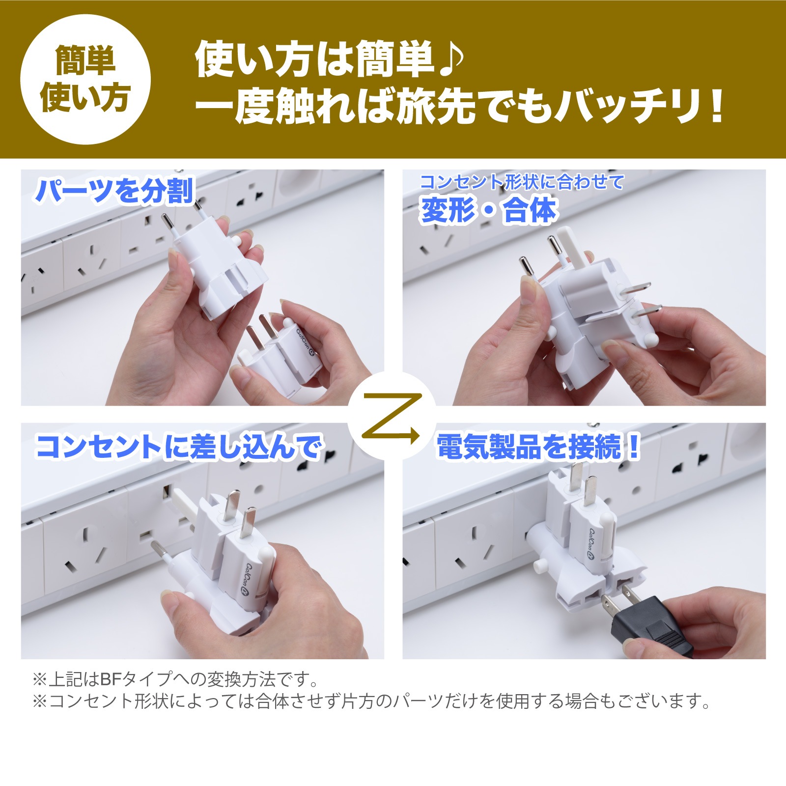 RW101WH 全世界対応 マルチ電源変換アダプター ゴーコンα (アルファ)浮世絵シリーズ [ROAD WARRIOR]