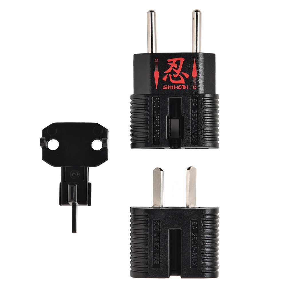 RWG01C 全世界対応マルチ電源変換アダプター 忍SHINOBI(忍袋付き) [ROAD WARRIOR]