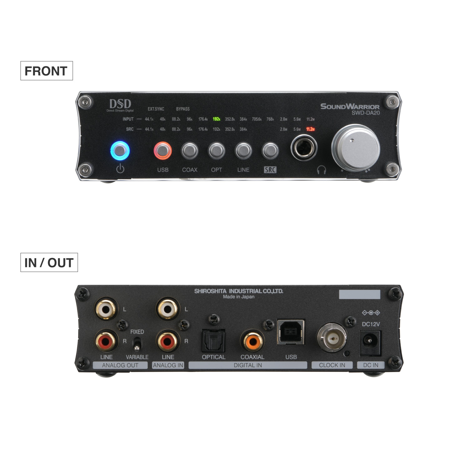 【レンタル】rental-SWD-DA20 SWD-DA20-SD クロック入力機能付 高機能USB D/Aコンバーター【お試し 2週間 試聴機】