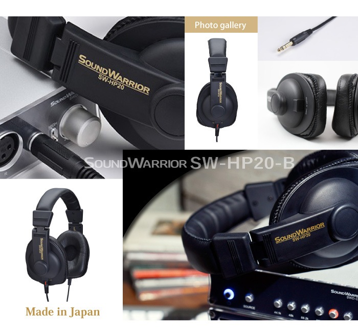 SOUND WARRIOR SW-HP20 リスニングユース ヘッドホン : SOUND WARRIOR リスニング ヘッドホン プロユース 密閉