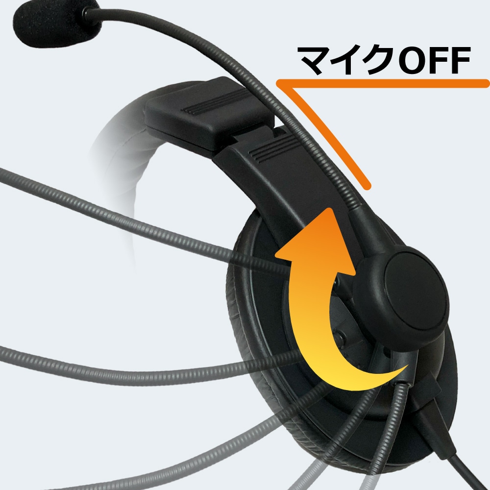 【レンタル】rental-SW-TR1 密閉型 片耳タイプ ヘッドセット【お試し 1週間 試聴機】