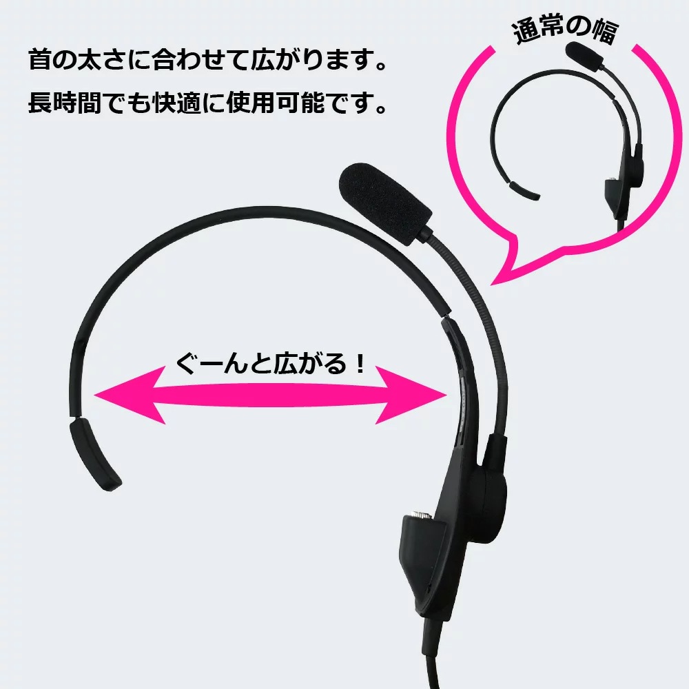 【レンタル】rental-SW-NS1 軽量 首掛け ヘッドセット【お試し 1週間 試聴機】