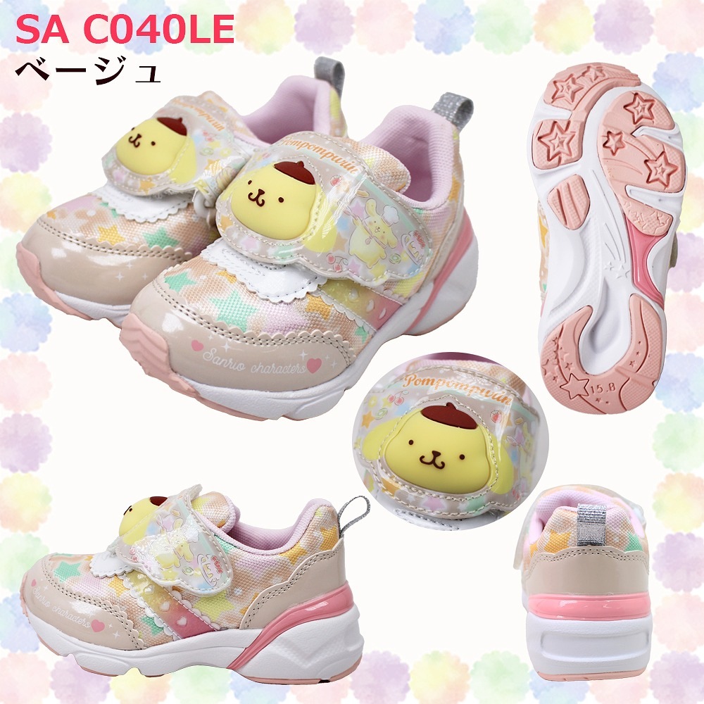 サンリオ ムーンスター 光る靴 キッズ 女の子 スニーカー SA C034