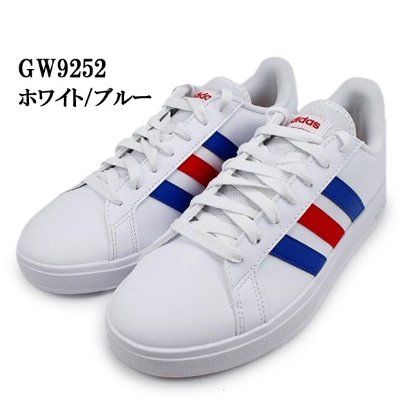 大特価】adidas スニーカー 27cm ホワイト/レッド/ブルー 楽天市場
