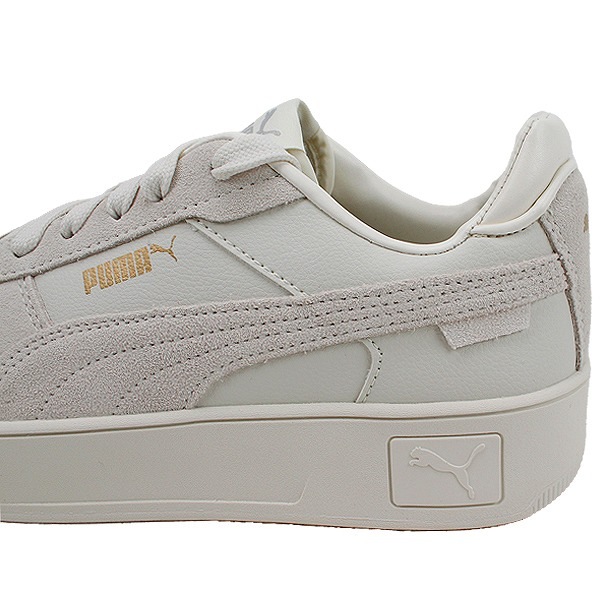 プーマ PUMA スニーカー レディース 厚底 ホワイト グレー 運動