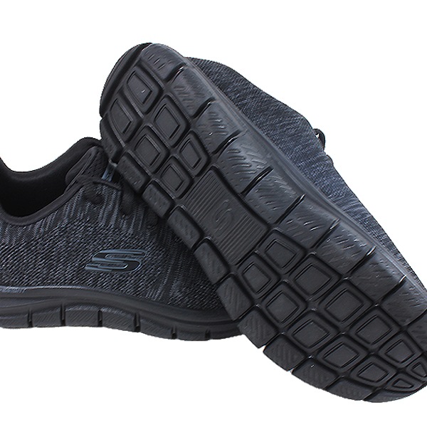 SKECHERS スニーカー メンズ スケッチャーズ 黒 ランニング