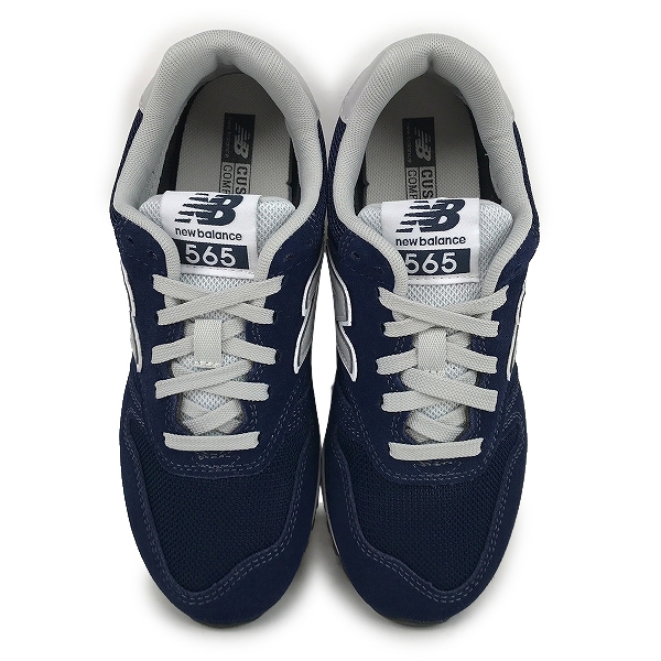 ニューバランス　スニーカー　ML565 NAVY new balance (ニューバランス) スエード メッシュ ローカット