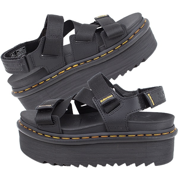 ドクターマーチン 厚底 サンダル レディース ブラック Dr