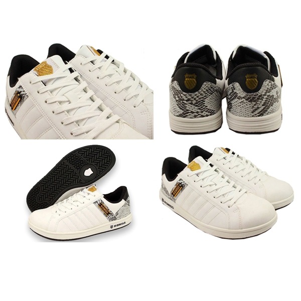 K-SWISS ケースイス KS 300 SNK ブラック ホワイト カジュアル