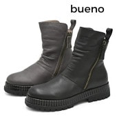 BUENO SHOES �֥��Υ��塼�� ���� �����ɥ��åץ֡��� 22WT3800 (21WT3800) �ܳ� �쥶�� �֡��� �ɥ졼�ץ֡��� ���硼�ȥ֡��� �֥�å�
