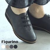 Figurino �ե����꡼�� ����졼�����塼�� FB1431 ������ �ܳ� ���� 3E �쥶�� ���� ����졼�� �ޥ˥å��奷�塼�� ���å����ե����ɥ��塼�� ��ǥ����� �� �֥�å�