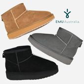 EMU Australia ���ߥ� ���� �ࡼ�ȥ�֡��� W13252 Platform Micro Wool 2.0 ������֡��� ���Υ����� �ࡼ�ȥ� �֡���