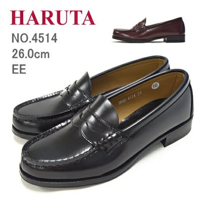 �ϥ륿 ��ǥ����� �����ե��� 4514 HARUTA 2E EE ���� �礭�������� 26.0cm ����꡼�� ����������ե��� �֥�å� �������� �磻�� �̳ط� ����