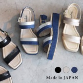 Bicolor Platform Sandals[No.4051]
