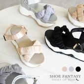 Tulle Cross-strap Sports Sandals[No.10505]