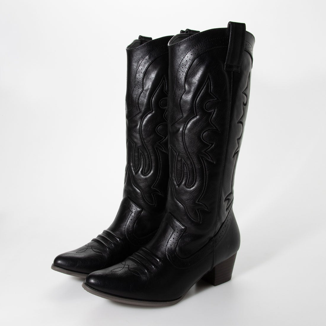 ほぼ未使用　ブッテロ　イタリア製　フリンジブーツ　ウェスタン　ブラック　36 ウエスタンブーツ ウエスタン カントリーダンス カウボーイ 刺繍