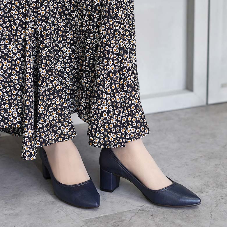 Hirofu パンプス　24cm ヒール３センチ HIROFU パンプス 24センチ