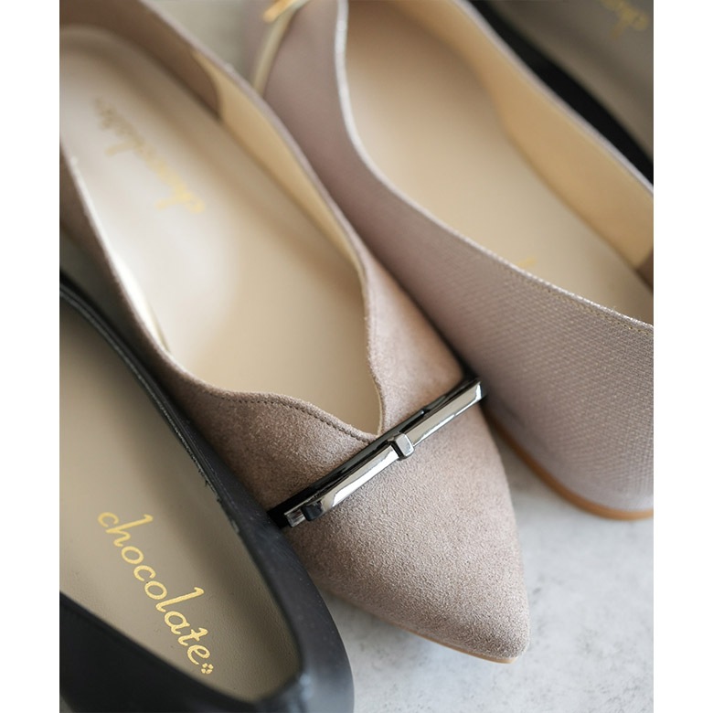 Ribbon Buckle Pumps [No.1545]