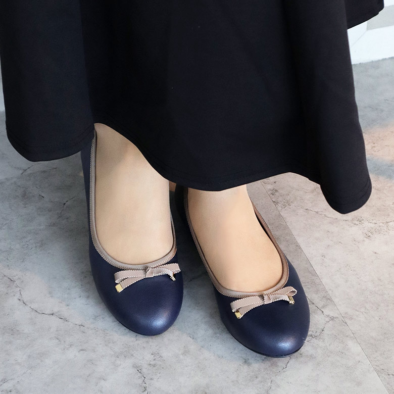 Stretch Round toe Pumps [No.544-17aw]