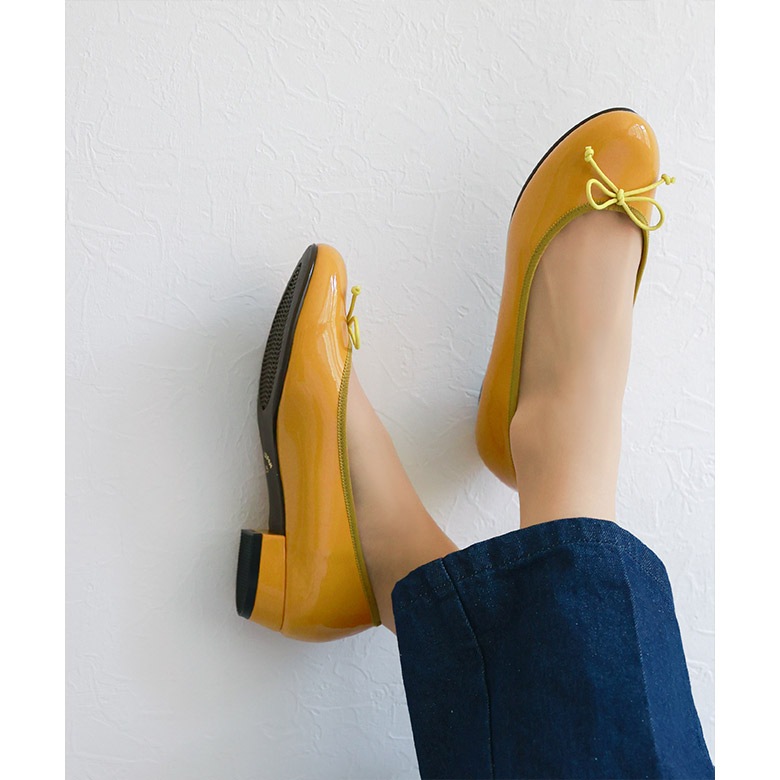 todayful　Round Ballet Shoes　バレエシューズ 日本製 リボン ラウンドバレエシューズ 2.5cmヒール