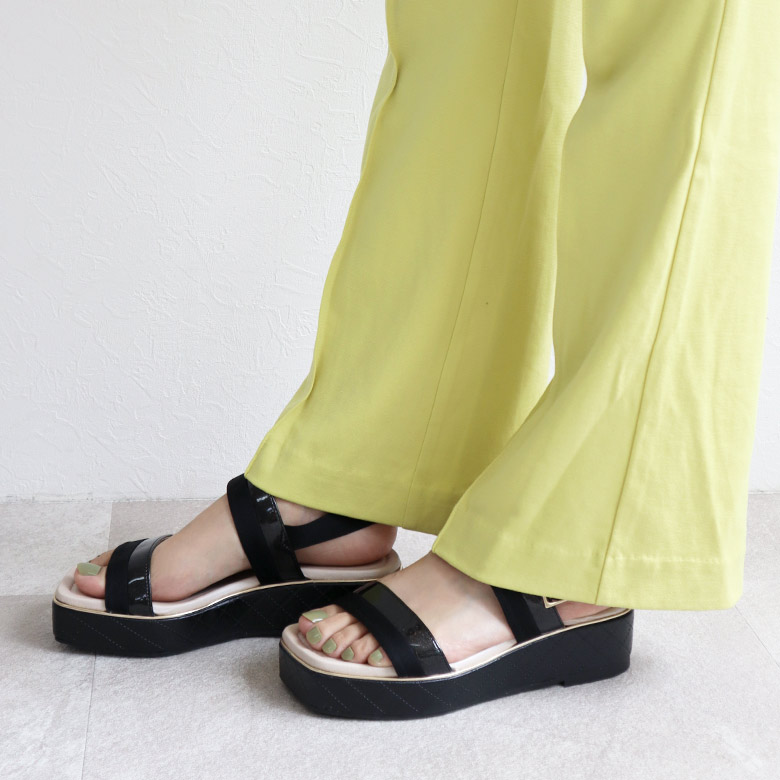 Bicolor Platform Sandals[No.4051]