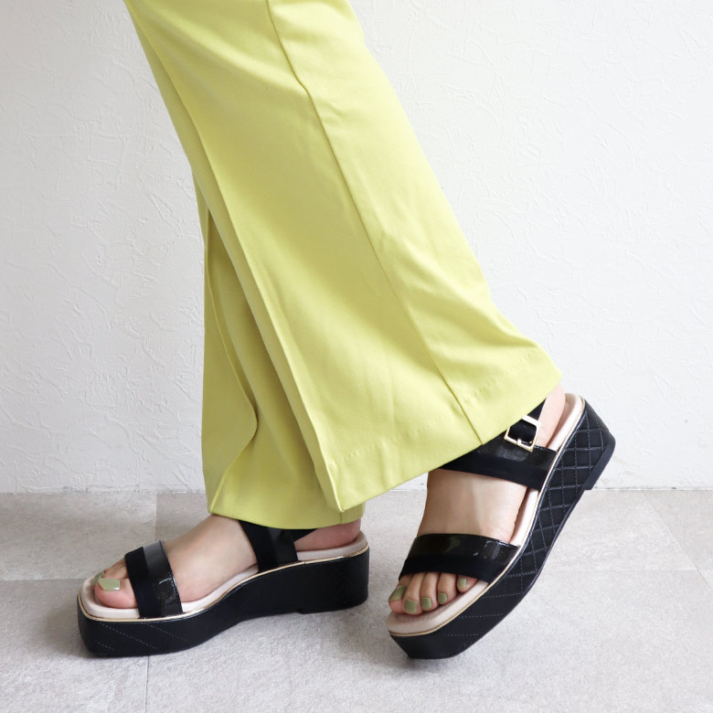 Bicolor Platform Sandals[No.4051]