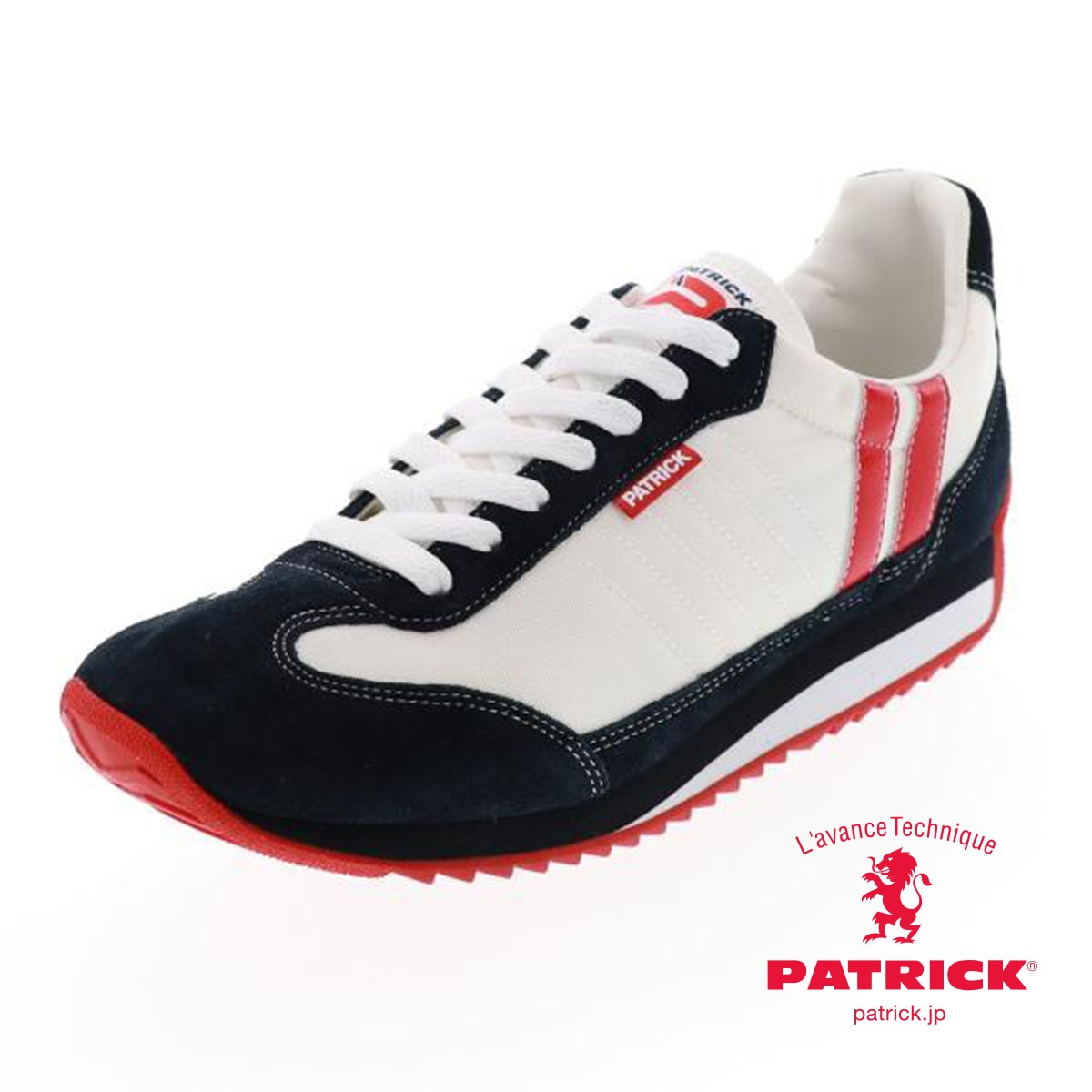 パトリック マラソン メンズスニーカー PATRICK MARATHON 9420 ホワイト 25.0cm〜27.5cm