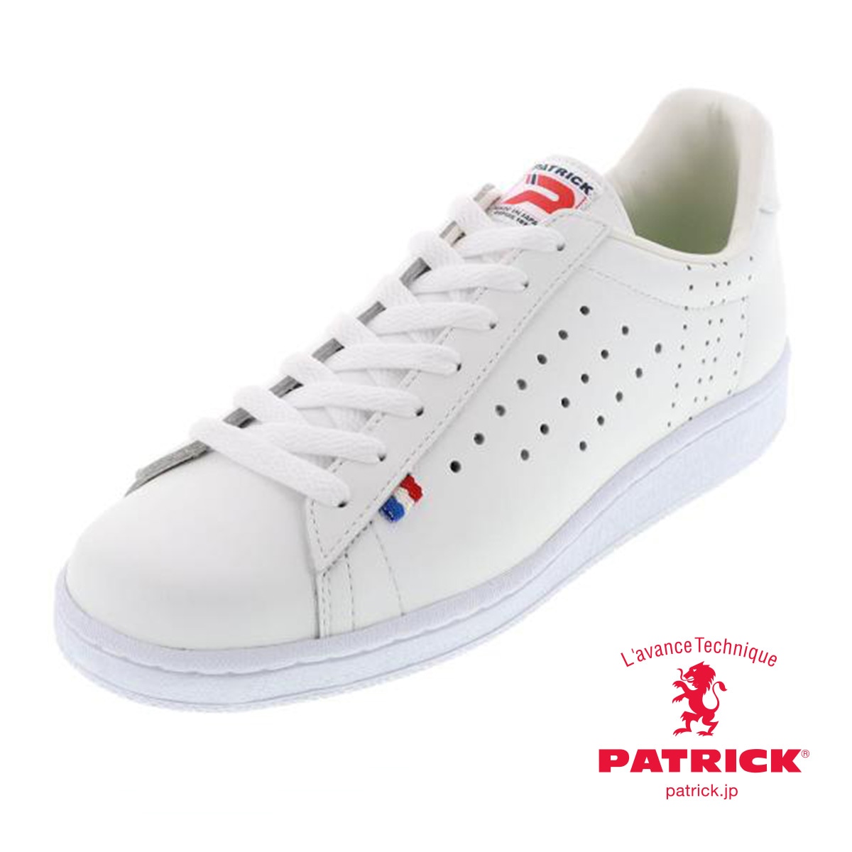 パトリック ケベック メンズ カジュアル スニーカー PATRICK QUEBEC 119630 ホワイト