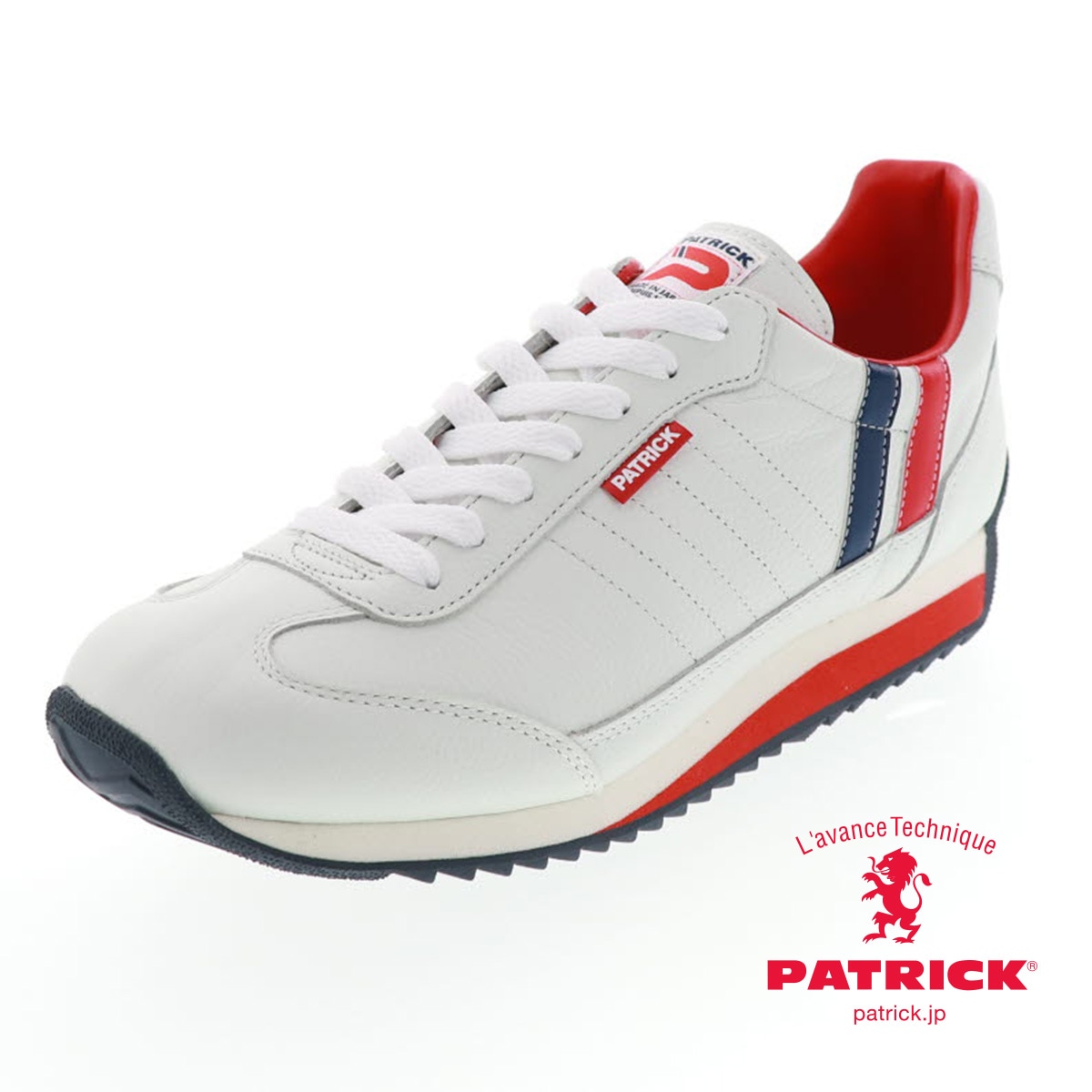 パトリック マラソン メンズ カジュアル スニーカー PATRICK MARATHON 98800 トリコロール