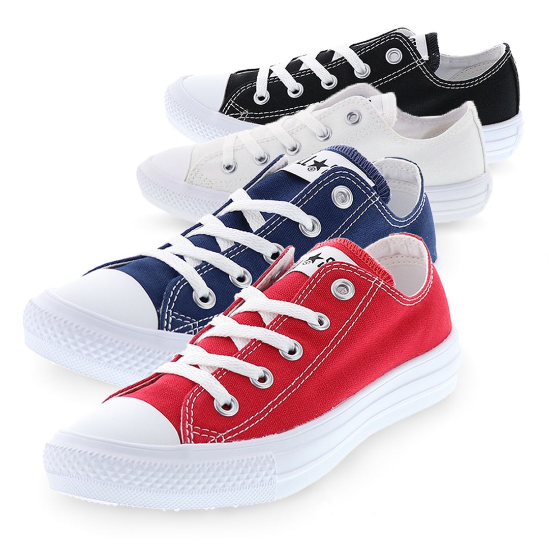 コンバース オールスター ライト OX CONVERSE ALL STAR LIGHT ブラック ホワイト レッド ネイビー