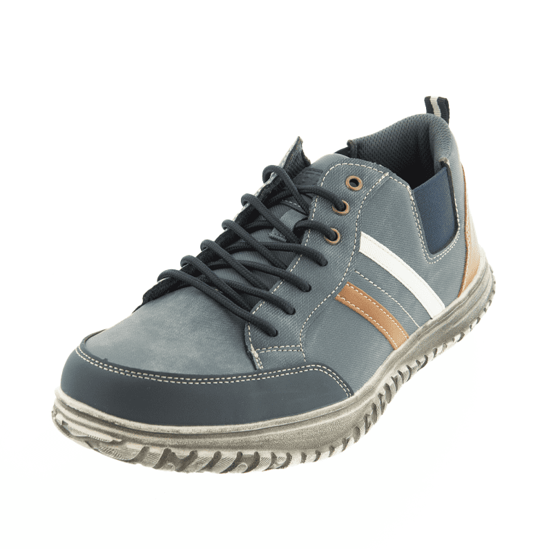 EDWIN エドウイン メンズ カジュアル スニーカー EDM-635 軽い 軽量 防水 サイドゴア ブルー 青