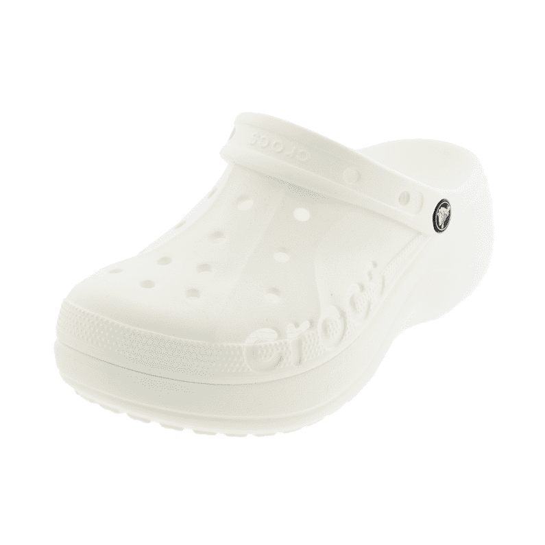 crocs クロックス バヤ プラットフォーム クロッグ レディース サンダル 厚底 Baya Platform Clog 208186 100 WHITE 白 ホワイト  特価商品 アウトレット