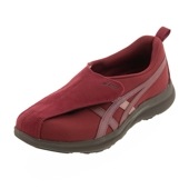 アシックス asics レディース スニーカー ライフウォーカー LIFEWALKER W018 3E相当 1242A018-600 WINE/LAVENDER ワイン/ラベンダー 履き口が大きく開く