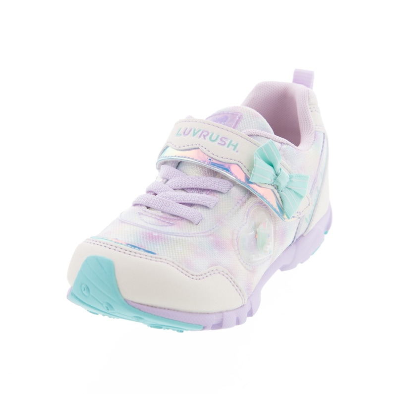 LUVLUSH ラブラッシュ キッズ スニーカー LV1184 2E ムーンスター トロピカル 女の子 リボン 抗菌 防臭 2E 運動 通学