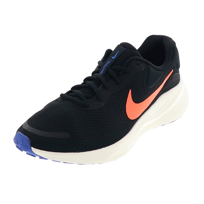 ナイキ レボリューション 7 メンズ ランニングシューズ スニーカー ローカット NIKE FB2207 008 ブラック/アストロノミーブルー 黒
