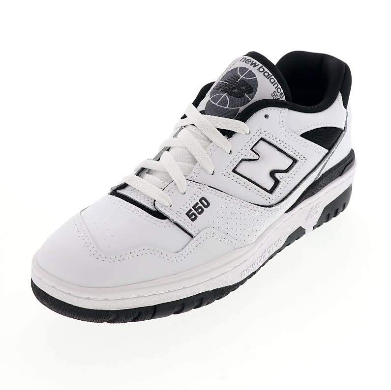 ニューバランス 550 メンズ スニーカー ローカット カジュアル シューズ new balance NB BB550HA1 D幅 白 ホワイト・ブラック 25.5cm～28.0cm