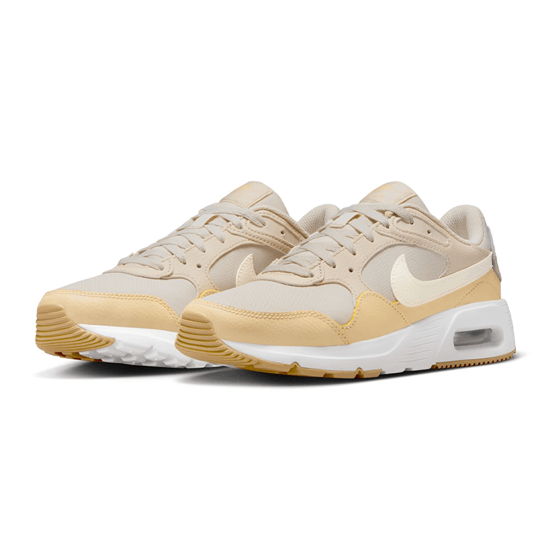 NIKE ナイキ ウィメンズ レディース スニーカー カジュアル ローカット CW4554-123 ナイキ エア マックス SC ライトオールウッドブラウン/チームゴールド/ホワイト/ソフトパール