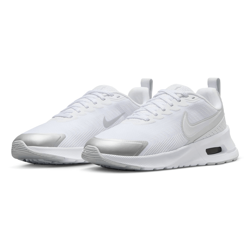 NIKE ナイキ ウィメンズ レディース スニーカー カジュアル ローカット HF1233-101 ナイキ エア マックス ニュアクシス ホワイト/ピュアプラチナム/メタリックシルバー/ホワイト