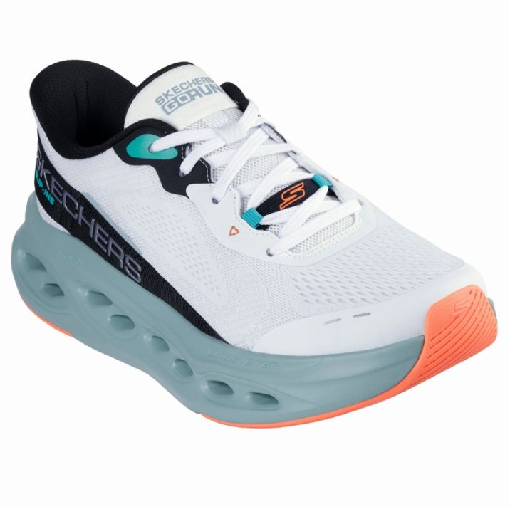 SKECHERS スケッチャーズ メンズ スニーカー マックス クッショニング グライドステップ アドバート 220421 ホワイト/マルチ WMLT