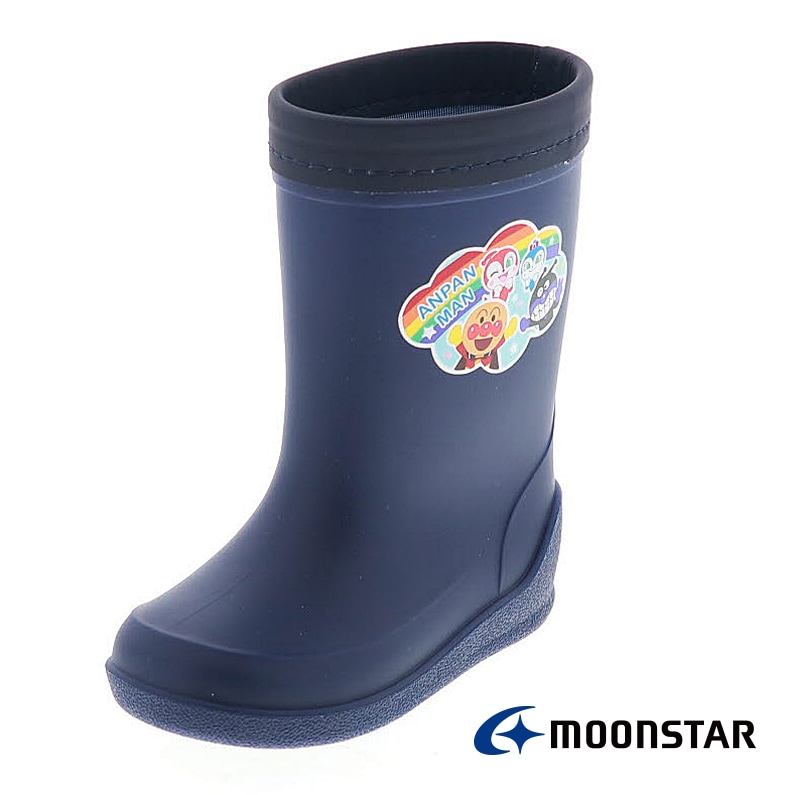 アンパンマン 長靴 レインシューズ ベビー キッズ 男の子 女の子 子供 靴 MOONSTAR ムーンスター ロンプC66 紺 ネイビー