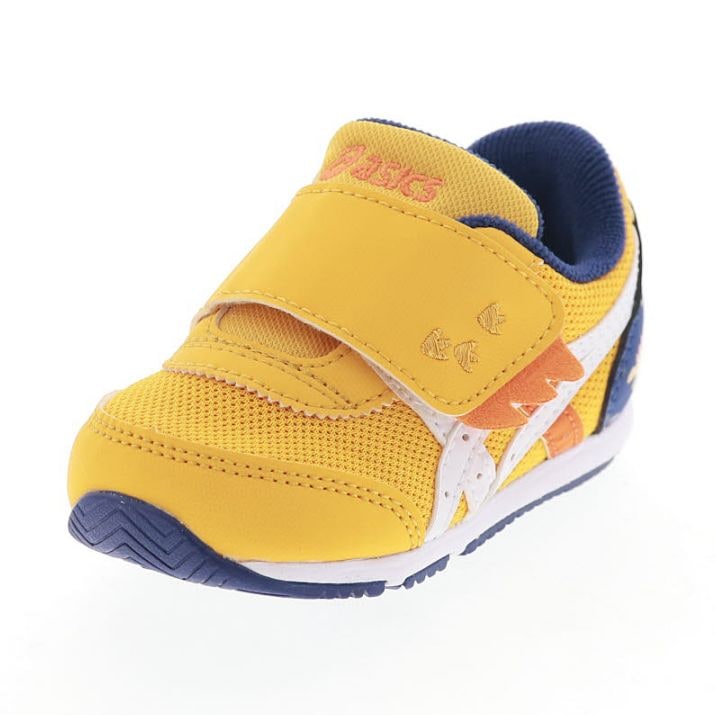 asics アシックス SUKU2 スクスク ベビーシューズ キッズスニーカー ベルクロベルト アイダホ BABY KT-ES D 2 1144A392-750 ヤマブキ/ホワイト 13.0cm～15.5cm