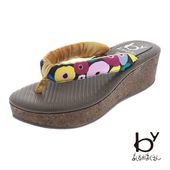 byあしながおじさん BY 8890804 レディースサンダル 下駄 トングサンダル 浴衣 和装 イエローコンビ 花柄 S M L LL 2025夏 新色|ア行|ブランド一覧