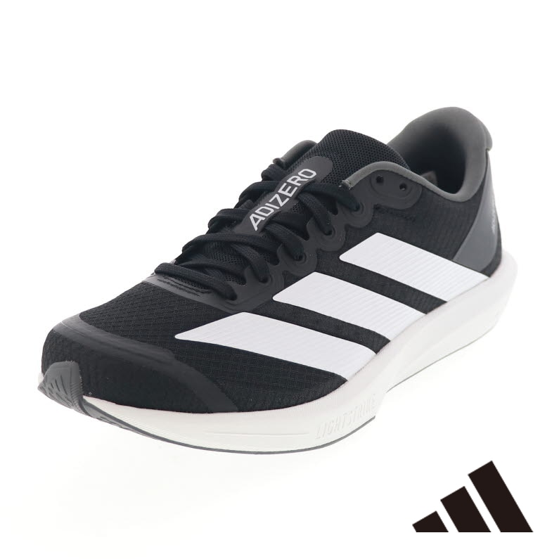 adidas アディダス アディゼロ BK JP6528 メンズ ランニングシューズ スポーツシューズ 運動靴 ブラック/ホワイト 黒