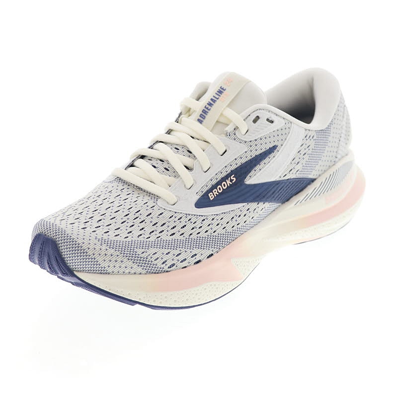 BROOKS ブルックス レディース WOMEN スニーカー ランニング シューズ アドレナリンGTS24 ジョギング ランシュー ローカット BRW4262-GRY/P グレー/ピンク
